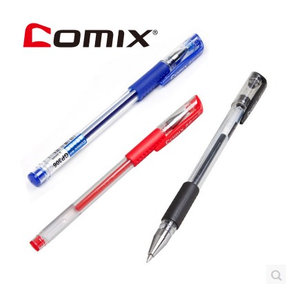 齐心GP306中性笔0.5碳素笔签字笔水笔黑色中性笔笔芯
