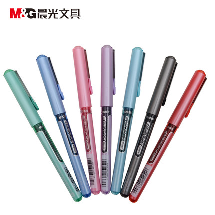 晨光ARP50602直液式签字笔彩色全针管中性笔0.5mm陶瓷球珠