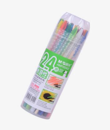晨光水溶彩铅可旋转水溶性彩色铅笔绘图画画笔12色/24色/36色