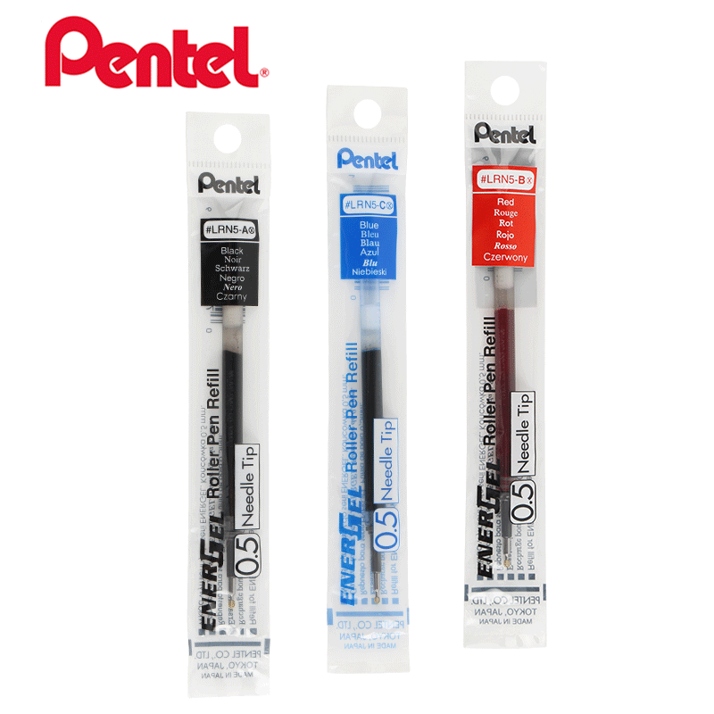 Pentel/派通LRN5中性笔芯 适用于BLN75/BLN35/BLN105水笔芯