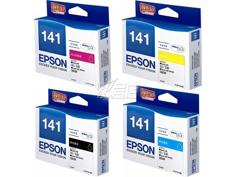 爱普生（Epson）T1411/T1412/T1413/T1414/ 墨盒 C13T141180（适用ME33 35 330 350 560W 570W)