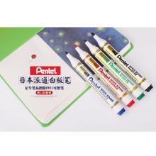 派通(Pentel) MW85(绿)白板笔水性记号笔轻松书写易擦除4.2mm